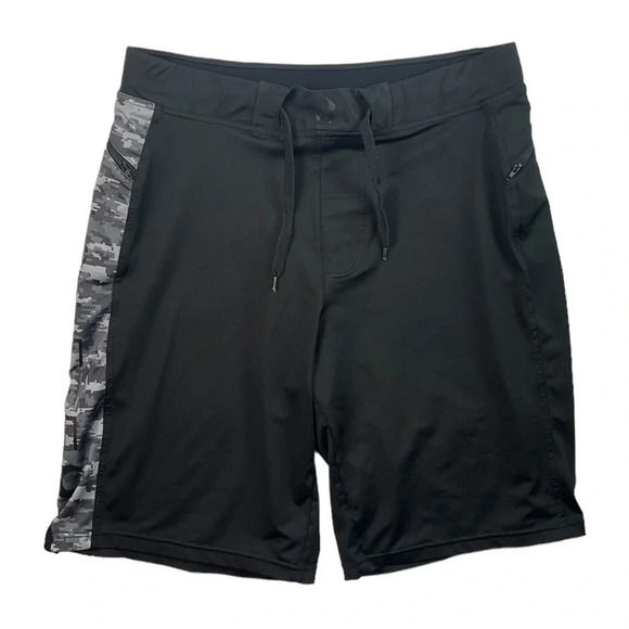 SH296 Mens HYLETE Performance Stretch Athletic 10” Inseam Gym Shorts M Regular - Picture 4 of 5